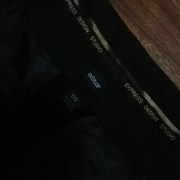 Express Design Studio "Editor" fit black pant - Picture 3 of 3